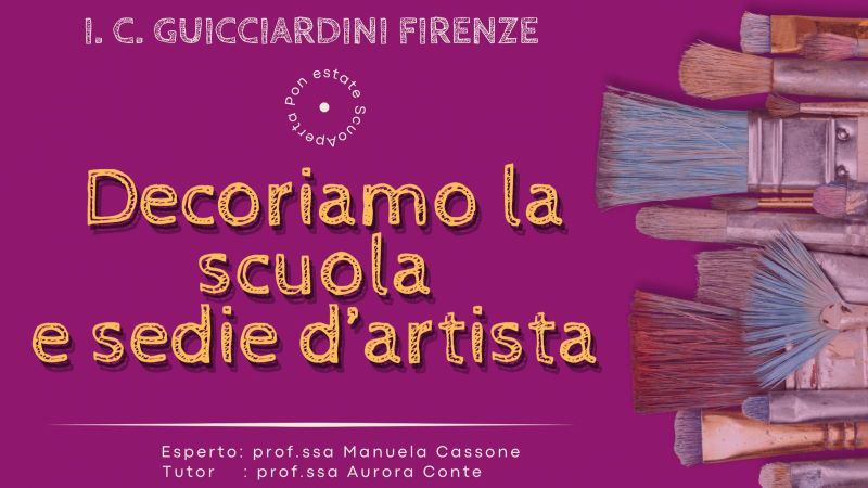 Decoriamo la scuola e Sedie d'artista